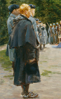 Enterrement d’un officier dans les Vosges, juillet 1915, 1915