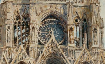 La cathédrale de Reims, septembre 1917, 1917