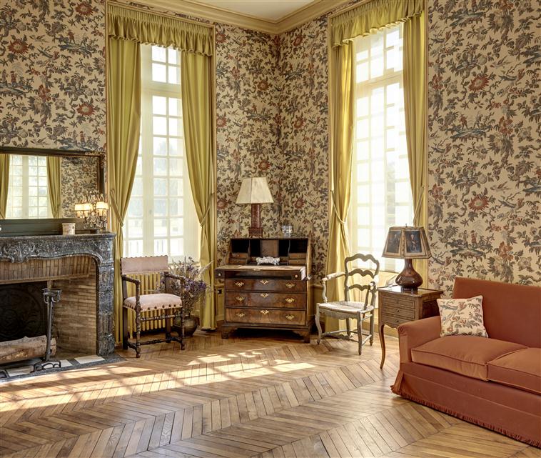 Le salon au rez-de-chaussée © RMN-GP (Musée franco-américain du Château de Blérancourt) / A. Didierjean