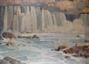 Les chutes du Niagara de Léon Réni Mel