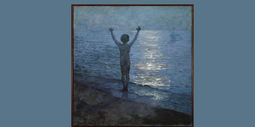 Thomas Alexander Harrison, L'enfant au bord de la mer