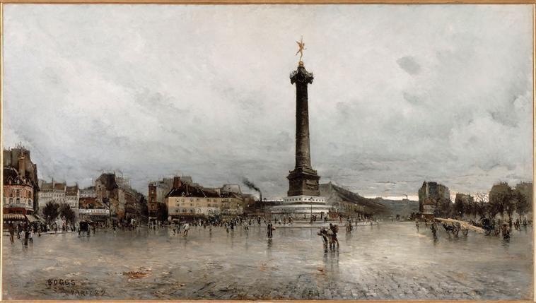 La place de la Bastille, Boggs Frank Myers © RMN-GP (Château de Blérancourt) / R-G. Ojeda